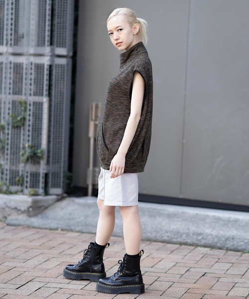 X-girl(エックスガール)の「TWILL EASY HALF PANTS(その他パンツ・レディース・ライトグレー・XS/S/M)」の13枚目の写真