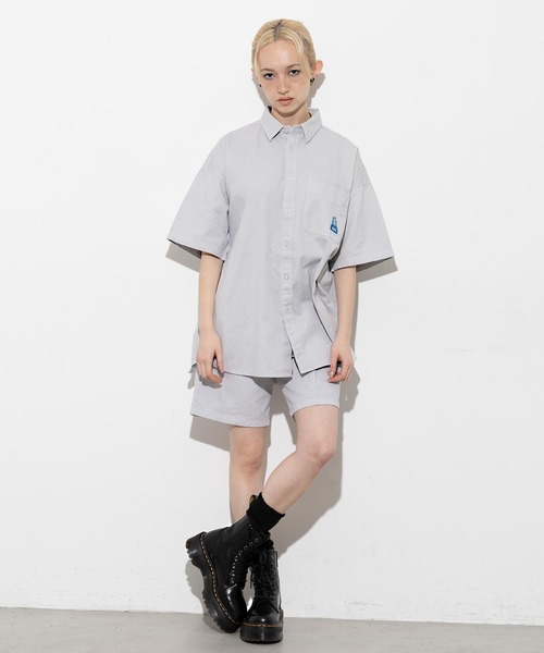 X-girl(エックスガール)の「TWILL EASY HALF PANTS(その他パンツ・レディース・ライトグレー・XS/S/M)」の17枚目の写真