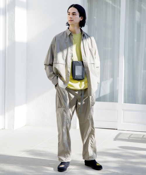 niko and...（ニコアンド）の「センターシームアーミーパンツ（カーゴパンツ・メンズ・ネイビー/オリーブ/スモーク・MEDIUM/LARGE）」の4枚目の写真