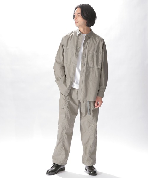 niko and...（ニコアンド）の「センターシームアーミーパンツ（カーゴパンツ・メンズ・ネイビー/オリーブ/スモーク・MEDIUM/LARGE）」の7枚目の写真