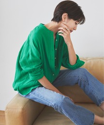 Auntie Rosa Holiday | ダブルガーゼオーバーサイズシャツ(シャツ/ブラウス)