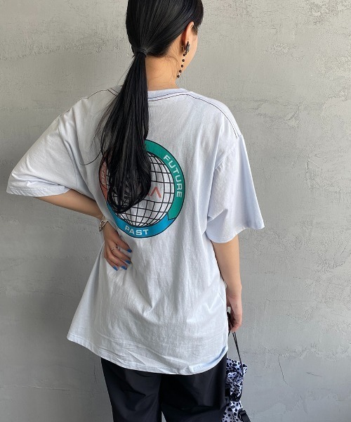 RVCA（ルーカ）の「[RVCA/ルーカ] MALTINATIONAL SLUB ST バックロゴプリントTシャツ（Tシャツ/カットソー・レディース・ブラック/オフホワイト・M/L）」の8枚目の写真