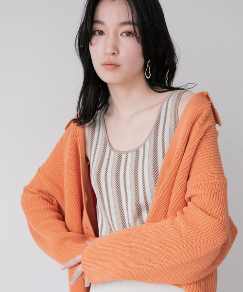 LOWRYS FARM(ローリーズファーム)の「アソートガラタンク 268658(タンクトップ・レディース・ブラック/ベージュ/グリーン/ブラック系その他/ベージュ系その他/グリーン系その他/イエロー/ブラウン系その他/その他/グリーン系その他2・FREE)」の6枚目の写真