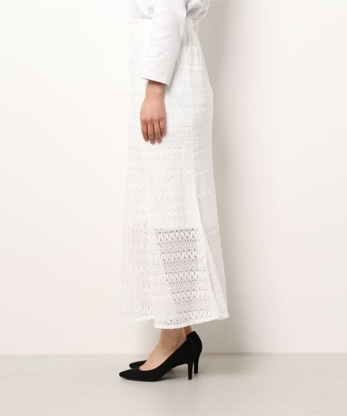 RETRO GIRL（レトロガール）の「レースマーメイドスカート（スカート・レディース・オフホワイト/ブラック・FREE）」の3枚目の写真
