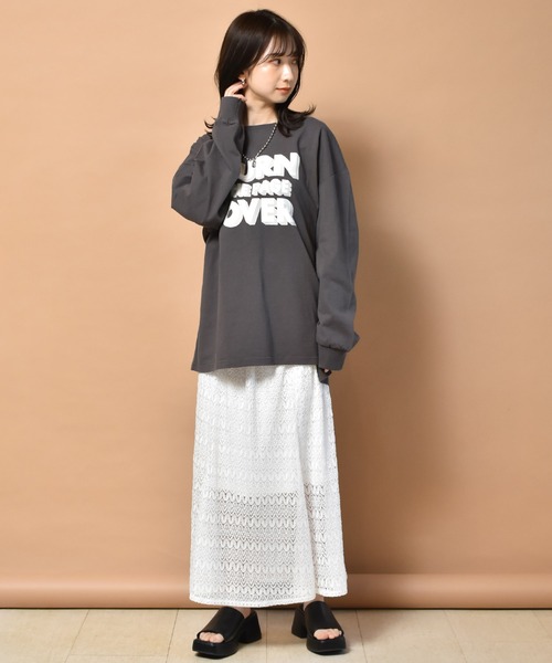 RETRO GIRL（レトロガール）の「レースマーメイドスカート（スカート・レディース・オフホワイト/ブラック・FREE）」の21枚目の写真