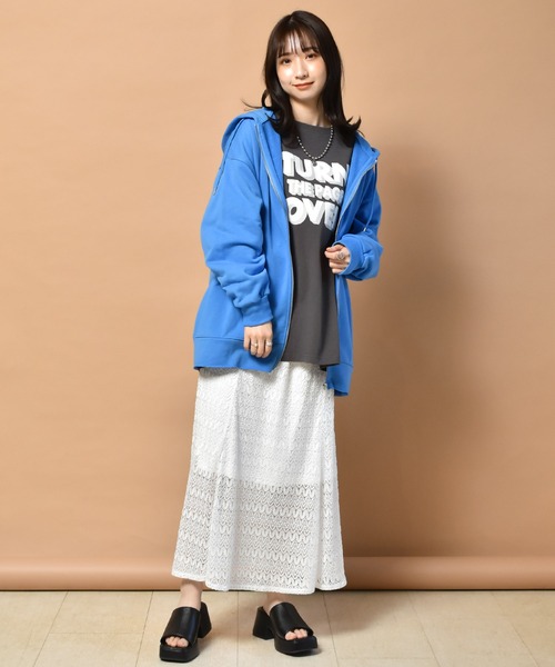 RETRO GIRL（レトロガール）の「レースマーメイドスカート（スカート・レディース・オフホワイト/ブラック・FREE）」の20枚目の写真