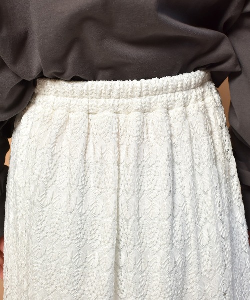RETRO GIRL（レトロガール）の「レースマーメイドスカート（スカート・レディース・オフホワイト/ブラック・FREE）」の14枚目の写真
