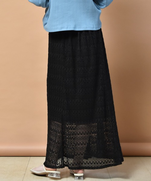 RETRO GIRL（レトロガール）の「レースマーメイドスカート（スカート・レディース・オフホワイト/ブラック・FREE）」の8枚目の写真