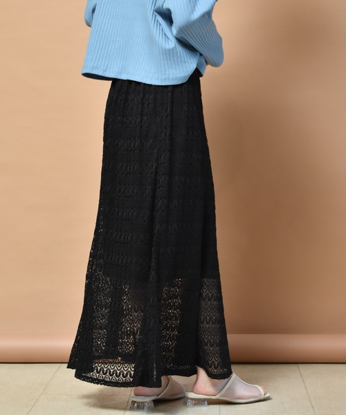 RETRO GIRL（レトロガール）の「レースマーメイドスカート（スカート・レディース・オフホワイト/ブラック・FREE）」の7枚目の写真