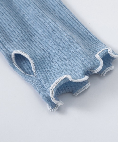 Bonjour Girl（ボンジュールガール）の「【Planforotherday/プラン・フォー・アザーデイ】baby smile button cardigan ベイビースマイルボタンカーディガン（カーディガン/ボレロ・レディース・ブルー・FREE）」の12枚目の写真