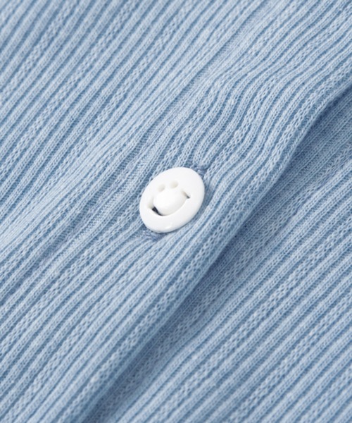 Bonjour Girl（ボンジュールガール）の「【Planforotherday/プラン・フォー・アザーデイ】baby smile button cardigan ベイビースマイルボタンカーディガン（カーディガン/ボレロ・レディース・ブルー・FREE）」の4枚目の写真