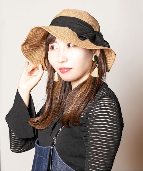 CA4LA(カシラ)の「エールBRAID3(ハット・レディース・グレー/ベージュ/ホワイト・ONESIZE)」の15枚目の写真