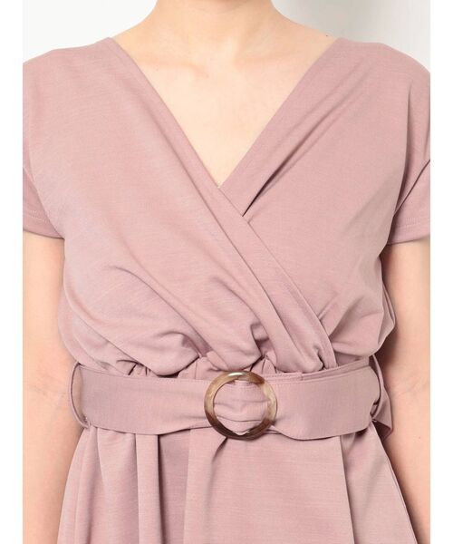 RESEXXY(リゼクシー)の「カシュクールカットトップス(Tシャツ/カットソー・レディース・ブラック/ピンク/ホワイト・FREE)」の20枚目の写真