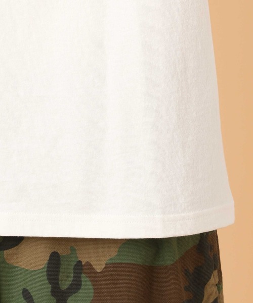 AVIREX（アヴィレックス）の「ナバル シーチィング パッチド Tシャツ/NAVAL SHEETING PATCHED T-SHIRT / アヴィレックス /AVIREX（Tシャツ/カットソー・メンズ・ホワイト/ブラック/ダークオリーブ/オレンジ・MEDIUM/X-LARGE/LARGE/XX-LARGE）」の10枚目の写真