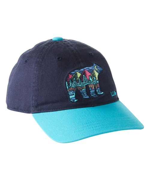 L.L.Bean（エルエルビーン）の「キッズ・ビーンズ・コットン・ベースボール・ハット（キャップ・キッズ・ブルー系その他/ネイビー系/イエロー系その他/マルチ/パープル系その他・OSFA）」の4枚目の写真