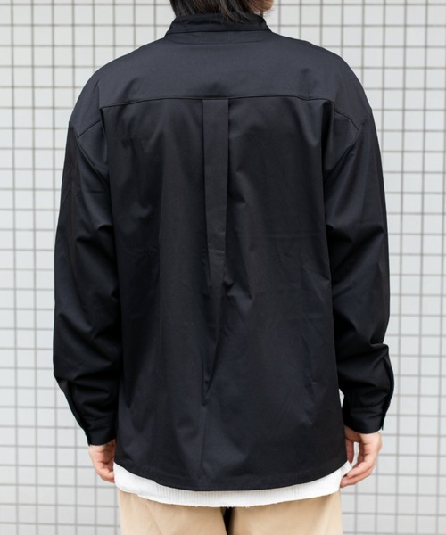 BROKEN BASE(ブロークンベース)の「ミリタリーポケットオーバーシャツ(シャツ/ブラウス・メンズ・ブラック/カーキ・MEDIUM/LARGE)」の7枚目の写真