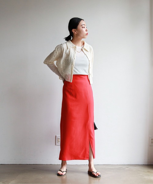 feepur(フェピュール)の「ハーフスリーブレースシャツ(シャツ/ブラウス・レディース・アイボリー/ブラック・MEDIUM)」の15枚目の写真