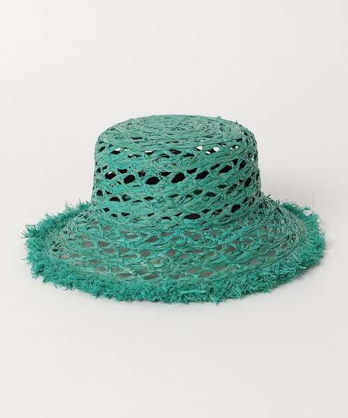 PAGEBOY(ページボーイ)の「ラフィアバケハ(ハット・レディース・ブラック/グリーン系その他・FREE)」の11枚目の写真