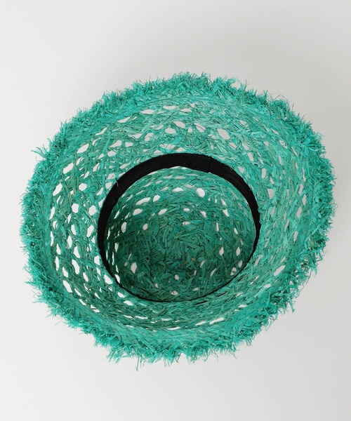 PAGEBOY(ページボーイ)の「ラフィアバケハ(ハット・レディース・ブラック/グリーン系その他・FREE)」の9枚目の写真