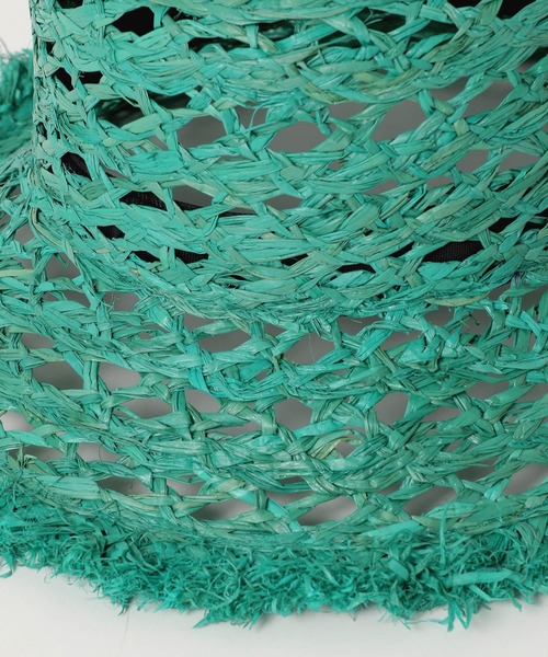 PAGEBOY(ページボーイ)の「ラフィアバケハ(ハット・レディース・ブラック/グリーン系その他・FREE)」の6枚目の写真