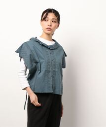 Samansa Mos2 | 【FROM INDIA】脇リボンレースベスト(ベスト)