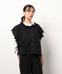 Samansa Mos2 | 【FROM INDIA】脇リボンレースベスト(ベスト)