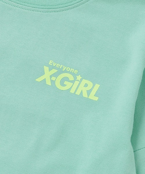 X-girl Stages(エックスガールステージス)の「袖アキロゴグラフィック半袖Tシャツ(Tシャツ/カットソー・キッズ・イエロー/ライトピンク/ライトグリーン・130cm/100cm/90cm/120cm/140cm/110cm)」の17枚目の写真