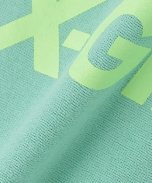 X-girl Stages(エックスガールステージス)の「袖アキロゴグラフィック半袖Tシャツ(Tシャツ/カットソー・キッズ・イエロー/ライトピンク/ライトグリーン・130cm/100cm/90cm/120cm/140cm/110cm)」の19枚目の写真