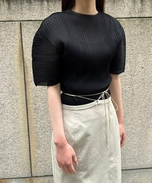 LE CIEL BLEU（ルシェルブルー）の「ファーパッチトップス（Tシャツ  