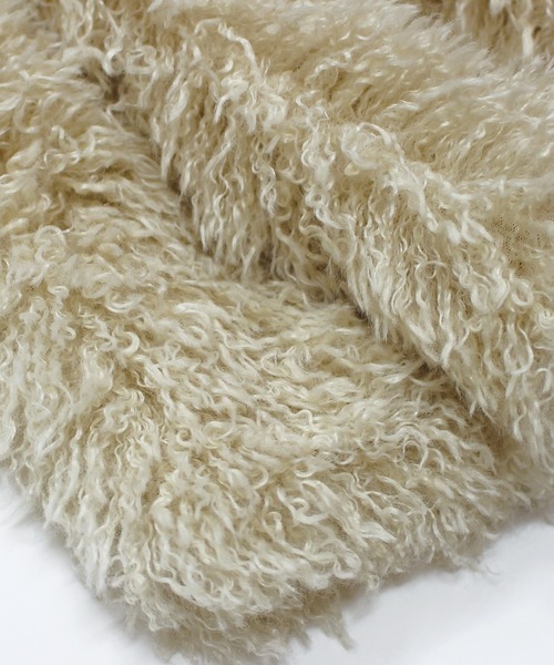 LAVEANGE（ラビアンジェ）の「フェイクファーベスト（ベスト・レディース・ブラック/グレー/モカ/アイボリー・LL/3L/M）」の21枚目の写真