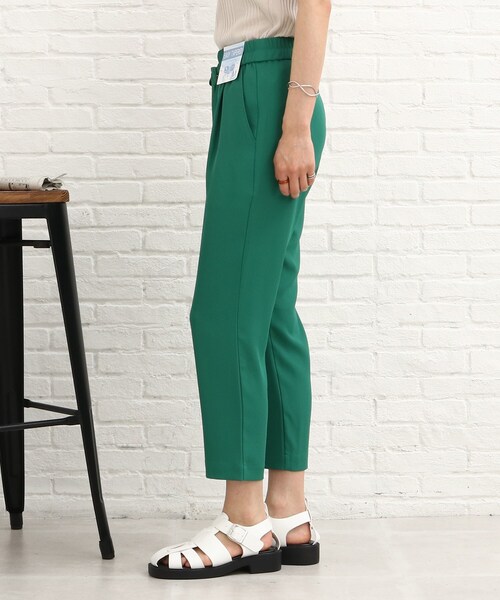 SHOO・LA・RUE（シューラルー）の「◆【S-L】ひんやりサマーイージーパンツ（その他パンツ・レディース・グリーン/ブラック/ライトベージュ・02/01/03）」の5枚目の写真