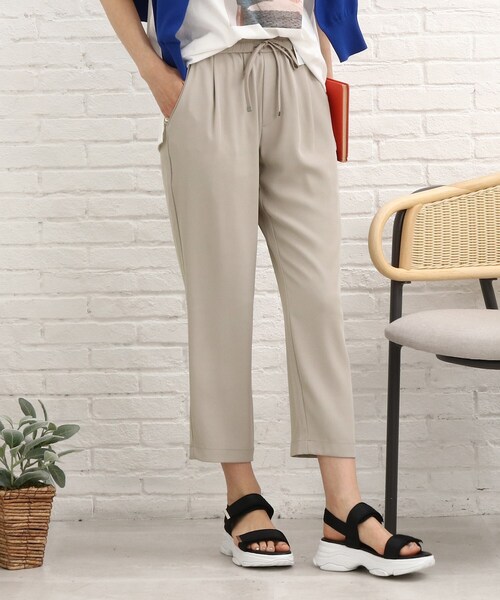 SHOO・LA・RUE（シューラルー）の「◆【S-L】ひんやりサマーイージーパンツ（その他パンツ・レディース・グリーン/ブラック/ライトベージュ・02/01/03）」の11枚目の写真