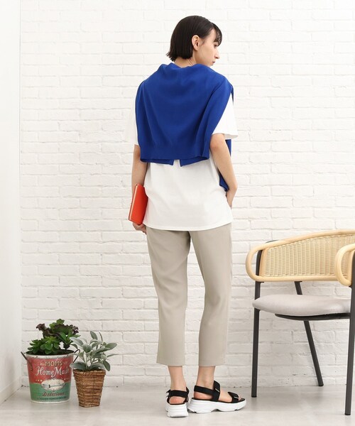 SHOO・LA・RUE（シューラルー）の「◆【S-L】ひんやりサマーイージーパンツ（その他パンツ・レディース・グリーン/ブラック/ライトベージュ・02/01/03）」の16枚目の写真