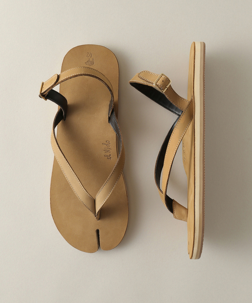 EL NIDO FLIPS(エルニドフリップス)の「【EL NIDO FLIPS for JOURNAL STANDARD】別注サンダル バックベルト(サンダル・メンズ・ベージュ系その他/ダークグリーン・38/40/42)」の2枚目の写真