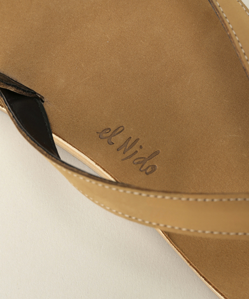 EL NIDO FLIPS(エルニドフリップス)の「【EL NIDO FLIPS for JOURNAL STANDARD】別注サンダル バックベルト(サンダル・メンズ・ベージュ系その他/ダークグリーン・38/40/42)」の8枚目の写真