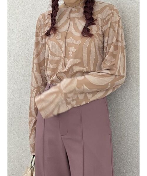 merry jenny（メリージェニー）の「オパールホルターネックカットソー（Tシャツ/カットソー・レディース・オレンジ/ベージュ・FREE）」の5枚目の写真