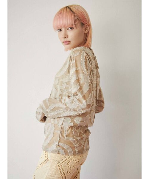 merry jenny（メリージェニー）の「オパールホルターネックカットソー（Tシャツ/カットソー・レディース・オレンジ/ベージュ・FREE）」の7枚目の写真