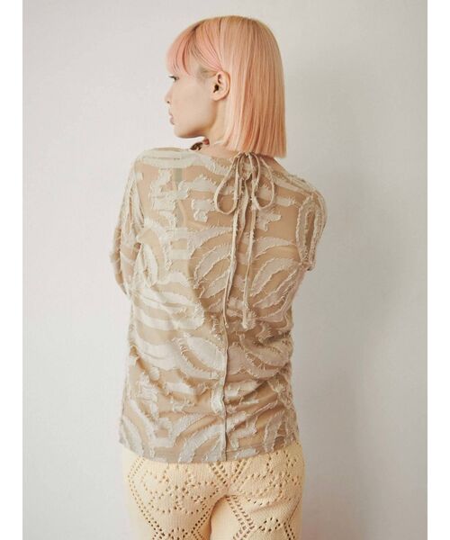 merry jenny（メリージェニー）の「オパールホルターネックカットソー（Tシャツ/カットソー・レディース・オレンジ/ベージュ・FREE）」の8枚目の写真