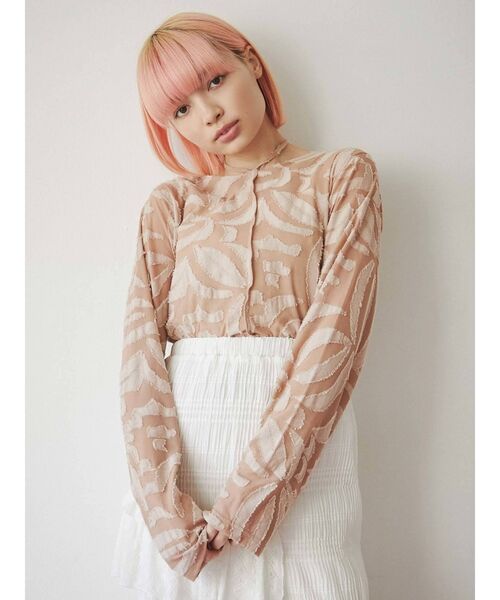 merry jenny（メリージェニー）の「オパールホルターネックカットソー（Tシャツ/カットソー・レディース・オレンジ/ベージュ・FREE）」の13枚目の写真