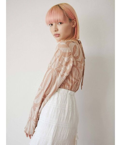 merry jenny（メリージェニー）の「オパールホルターネックカットソー（Tシャツ/カットソー・レディース・オレンジ/ベージュ・FREE）」の16枚目の写真