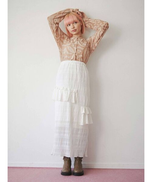 merry jenny（メリージェニー）の「オパールホルターネックカットソー（Tシャツ/カットソー・レディース・オレンジ/ベージュ・FREE）」の18枚目の写真