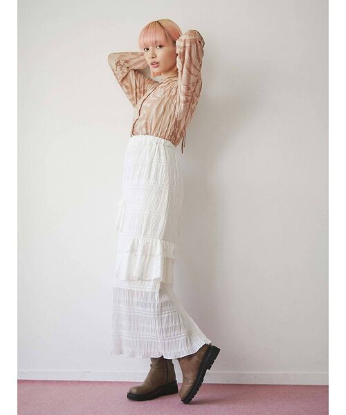 merry jenny（メリージェニー）の「オパールホルターネックカットソー（Tシャツ/カットソー・レディース・オレンジ/ベージュ・FREE）」の19枚目の写真