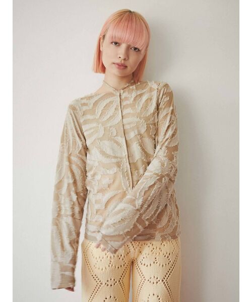 merry jenny（メリージェニー）の「オパールホルターネックカットソー（Tシャツ/カットソー・レディース・オレンジ/ベージュ・FREE）」の3枚目の写真