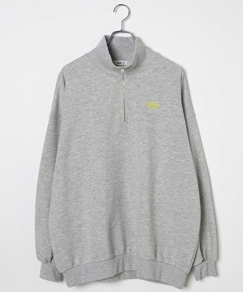 WEGO（ウィゴー）の「WEGO/オーバーサイズハーフジッププルオーバー（スウェット・レディース・ブラック/オレンジ/オートミール/ブルー系その他/グリーン系その他/ライトピンク/グレー系その他/サックスブルー/ホワイト/ブラック系その他/ライトパープル・FREE）」の19枚目の写真