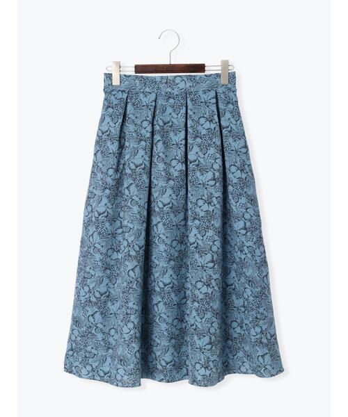 Te chichi（テチチ）の「フルーツ柄タックフレアスカート（スカート・レディース・イエロー/ブルー・ﾌﾘ-）」の14枚目の写真