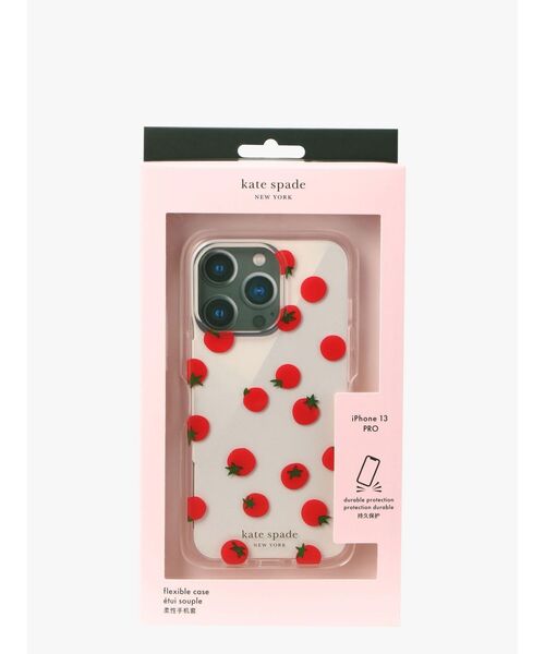 kate spade NEW YORK - KATE SPADE ケイトスペード iPhone ケース ヘアルーム トマト kate spade new york（ケイトスペード ニューヨーク）の「ローマ