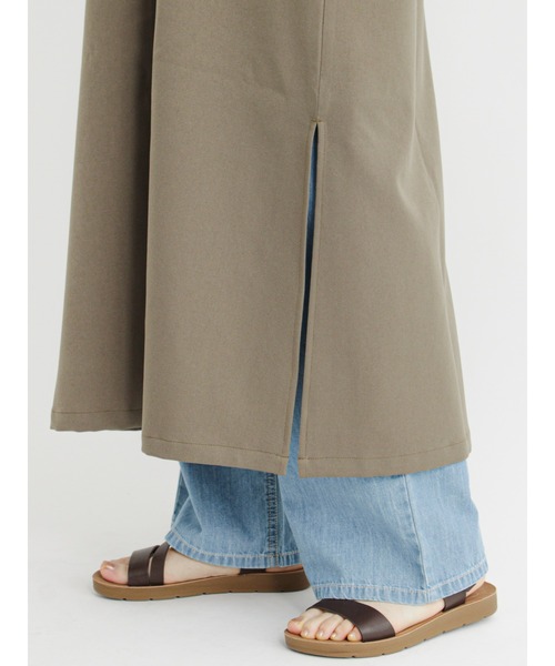 Samansa Mos2 blue（サマンサモスモスブルー）の「Vネックジャンパースカート（ジャンパースカート・レディース・ネイビー/モカ/ブラック・ﾌﾘ-）」の12枚目の写真