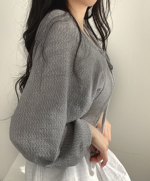 Dita Muaj.（ディータムアージュ）の「ルーズスリーブ ショートカーディガン（カーディガン/ボレロ・レディース・ホワイト/グレー/ブラック・FREE）」の13枚目の写真