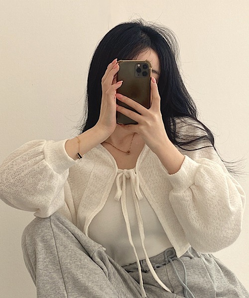 Dita Muaj.（ディータムアージュ）の「ルーズスリーブ ショートカーディガン（カーディガン/ボレロ・レディース・ホワイト/グレー/ブラック・FREE）」の12枚目の写真