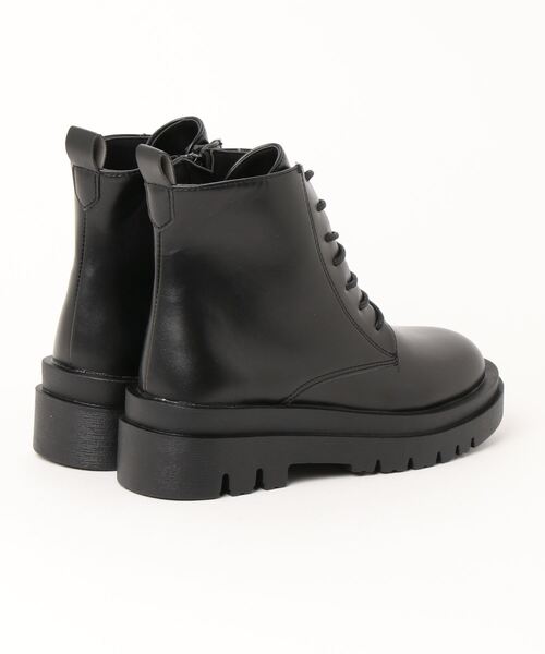 Noubel Voug Relax（ヌーベルヴォーグリラックス）の「トラックソールレースアップブーツ（ブーツ・レディース・アイボリー/ブラック/ダークブラウン・S/M/L/LL/3L）」の5枚目の写真